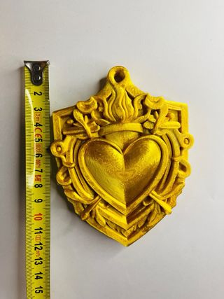 Decorazione Sacro Cuore Giallo