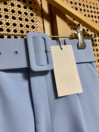 Pantalón ZARA azul pastel