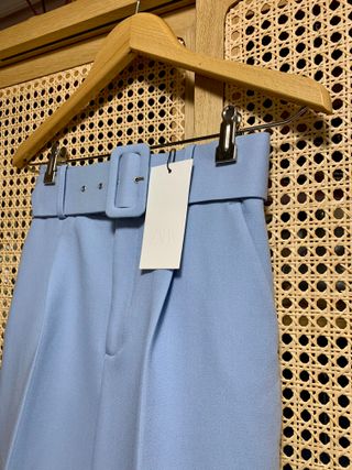 Pantalón ZARA azul pastel