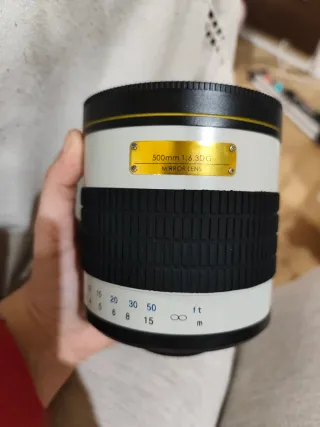 Objetivo de Cámara Lighidow 500mm