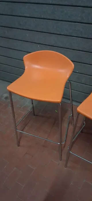 Coppia Sgabelli Gaber Arancioni 50€ la coppia