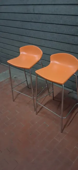 Coppia Sgabelli Gaber Arancioni 50€ la coppia