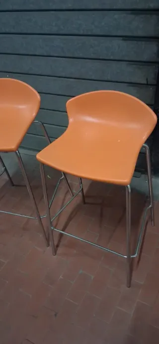 Coppia Sgabelli Gaber Arancioni 50€ la coppia