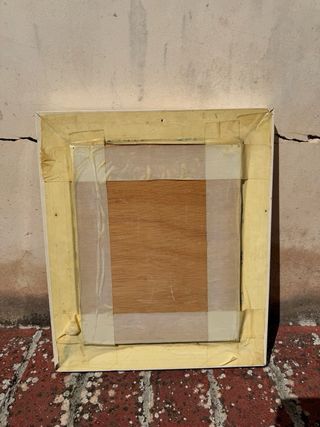 Cuadro antiguo madera para restaurar