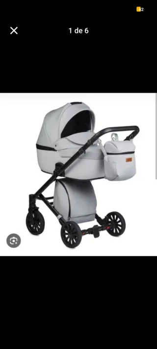 Carrito de bebé  Anex gris