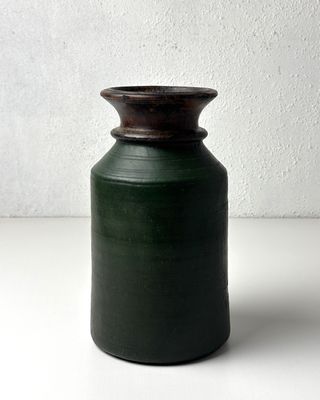 Antico Vaso Nepal Legno '900