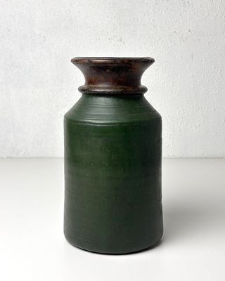 Antico Vaso Nepal Legno '900