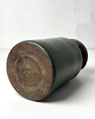 Antico Vaso Nepal Legno '900