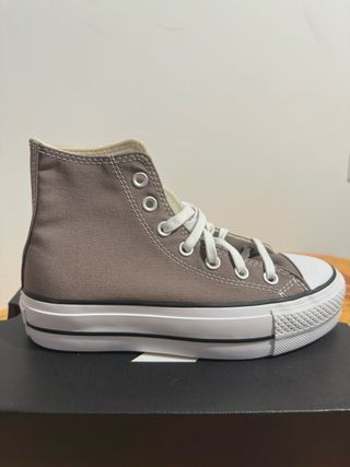 Converse plataforma marrones