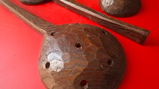 Set 3 Mestoli Legno Cucina Vintage