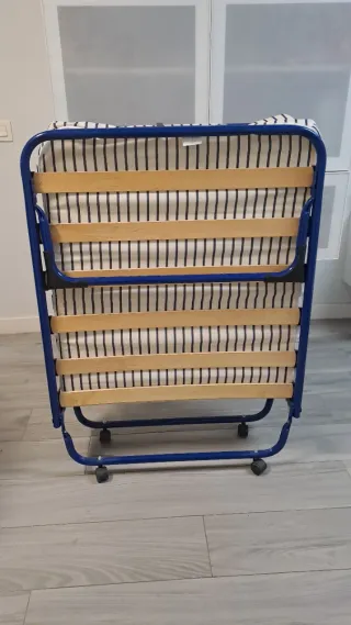 Cama Plegable Supletoria Azul