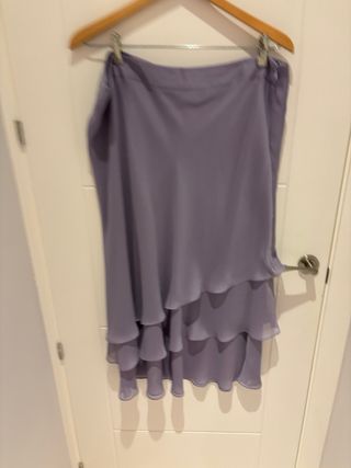 Conjunto Falda y Chaqueta Lila