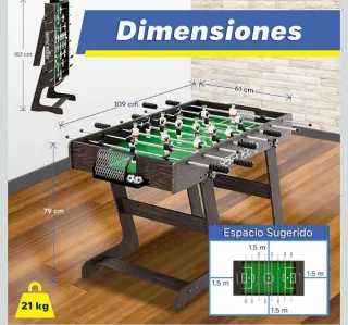 Futbolín Serenelife /Mesa de Juego