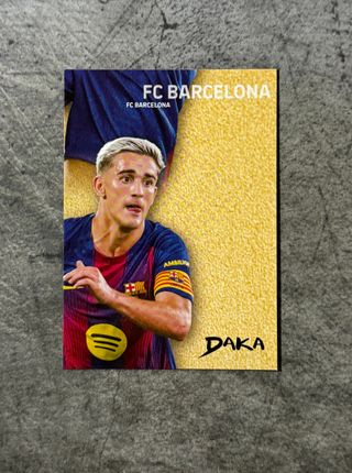 Mosaico del FC BARCELONA compuesto por NUEVE Carta