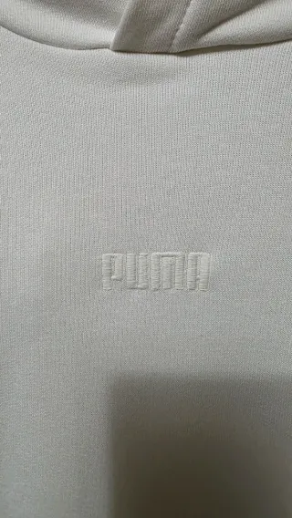 Sudadera Puma Deportiva Blanca Talla XL