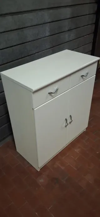 Mobiletto armadietto bianco