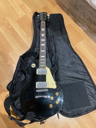 Guitarra Eléctrica Warriors LP Negra.