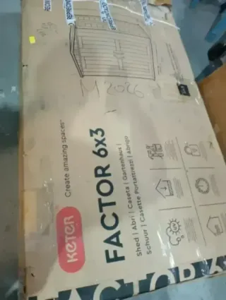 Caseta Jardín Keter 6x3 Plástico