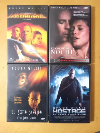 Lote 17 Películas DVD + 1 GRATIS de Bruce Willis