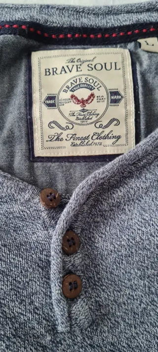 Jersey Brave Soul gris talla L