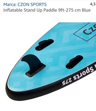 Tabla Paddle Surf CZON SPORTS Azul. Nueva sin usar