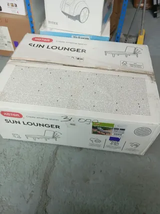 Tumbona Jaipur Plegable Exterior con cojines