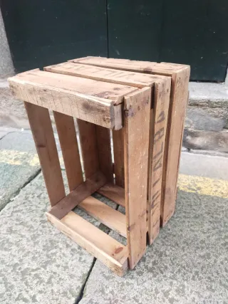 Caja de madera vintage