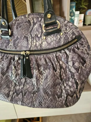 Borsa Coccinelle in pelle pitonata