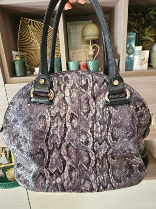 Borsa Coccinelle in pelle pitonata