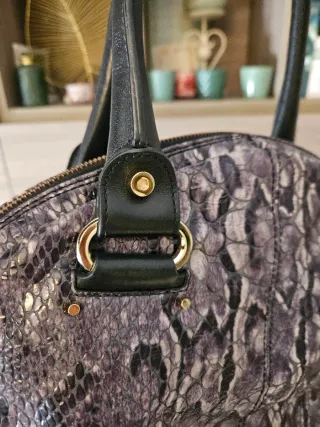 Borsa Coccinelle in pelle pitonata