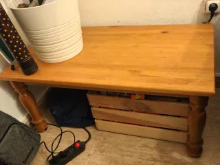 Mesa de centro de pino macizo