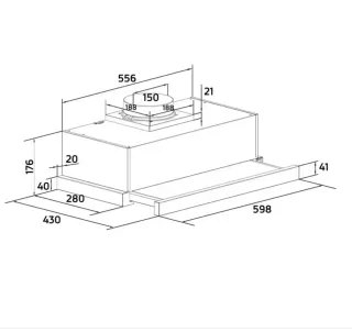 Campana Cocina Schneider SCT 210 X