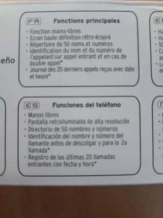 Teléfono Inalámbrico Alcatel Blanco Smile