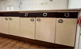 Muebles de cocina vintage beige