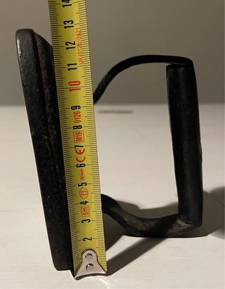 Plancha antigua de hierro