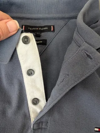 Polo Tommy Hilfiger Hombre Gris