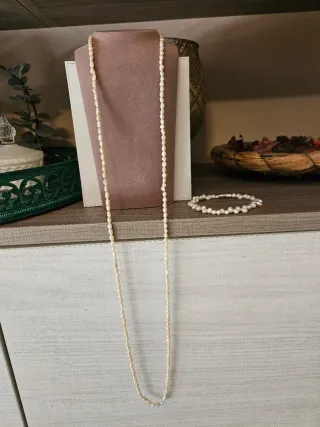 Set gioielli perle di fiume