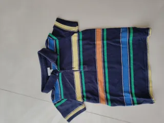 Polo bimbo 3 anni righe blu