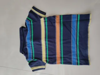 Polo bimbo 3 anni righe blu