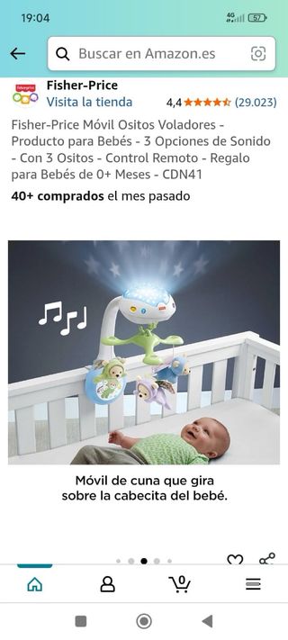 Móvil Cuna Fisher-Price Butterfly Dreams