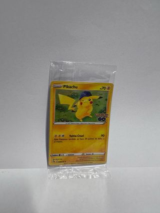 Carta Pokémon Pikachu GO SELLADO