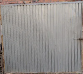 Puerta Hierro Garaje Maciza