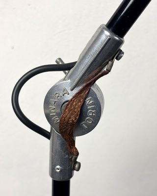 Lampada terra industriale vintage