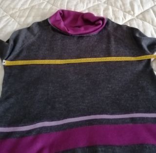 Maglia Luisa Viola Grigio/Viola