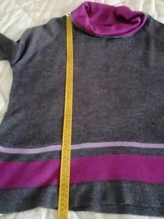 Maglia Luisa Viola Grigio/Viola