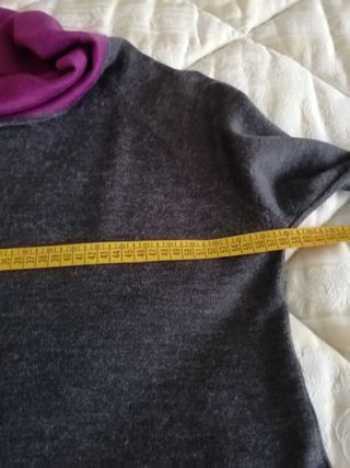 Maglia Luisa Viola Grigio/Viola