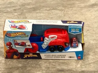 Hot Wheels Lanzador Spiderman