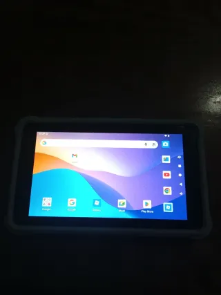 Tablet con funda incluida azul claro con Soporte