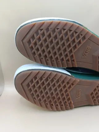 Vans Stacked Zapatillas Negras Verdes Moradas