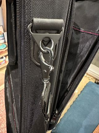 Valigetta per computer nera con tracolla 17-18,4